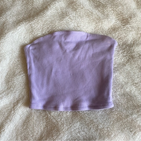 Garage Tops - Light purple garage tube top size small
